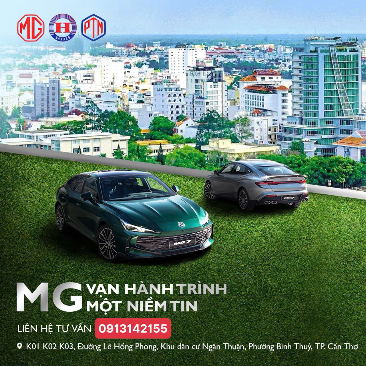 LÁI THỬ XE MG THÁNG 10 / 2025 – MG CẦN THƠ HỖ TRỢ TẬN NƠI